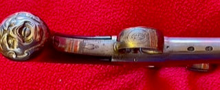 English ‘Queen Anne’ style, flintlock, boxlock, pistol, circa 1780, T.Lane of London