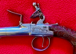 English ‘Queen Anne’ style, flintlock, boxlock, pistol, circa 1780, T.Lane of London