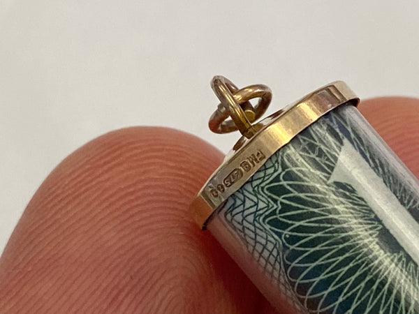 Vintage 9ct Gold Pound Note Charm