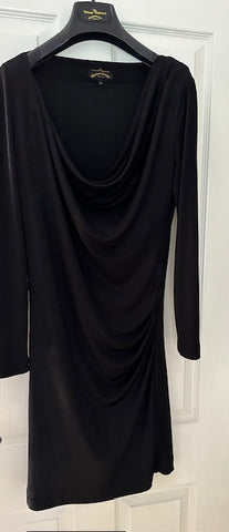 Vivienne Westwood ‘Anglomania’ Black / Metallic Hue Fluid Line Dress c.2011/12