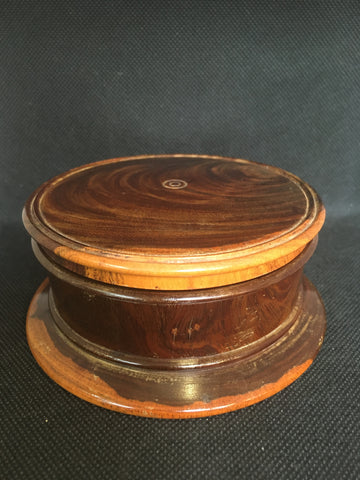 Antique 19th Century Lignum Vitae Table Snuff