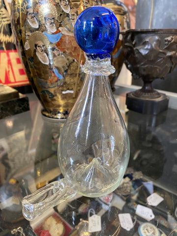 Antique Georgian Glass Bird Feeder c.1790
