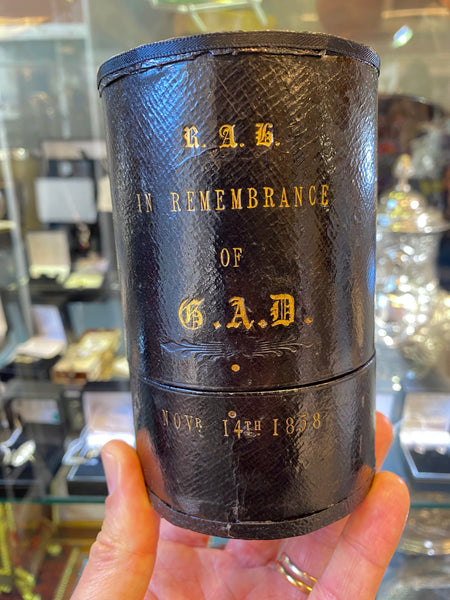 Antique 19th Century Campaign Set Belonging To George A Davis 1858