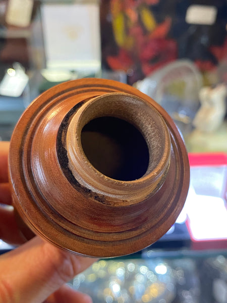 Antique Early 19th Century Fruitwood Muffineer