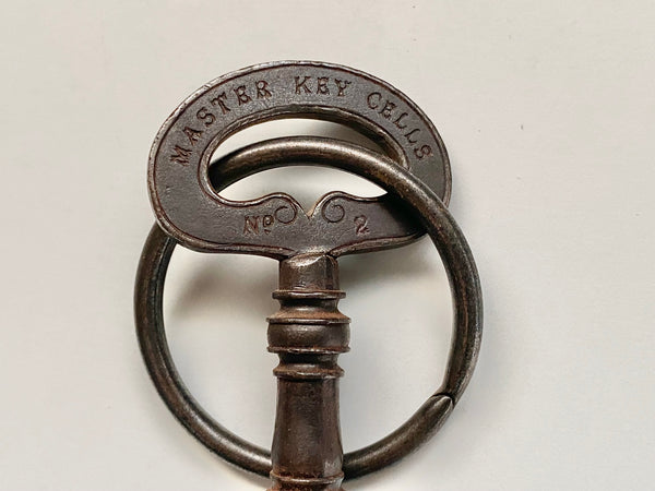 Antique Victorian Prison Cell Master Key ‘Charles Smith Sons & Co Birmingham’