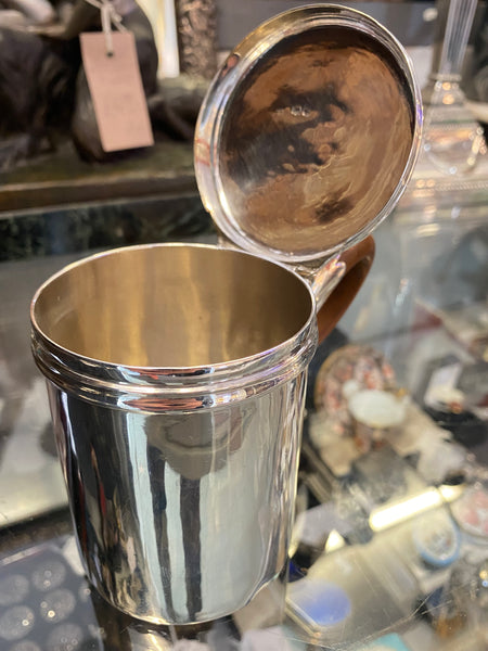 Antique William IV Sterling Silver Campaign Lidded Cup London 1837