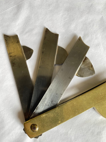 Antique 19th Century Fleam By Wood Of York, Named