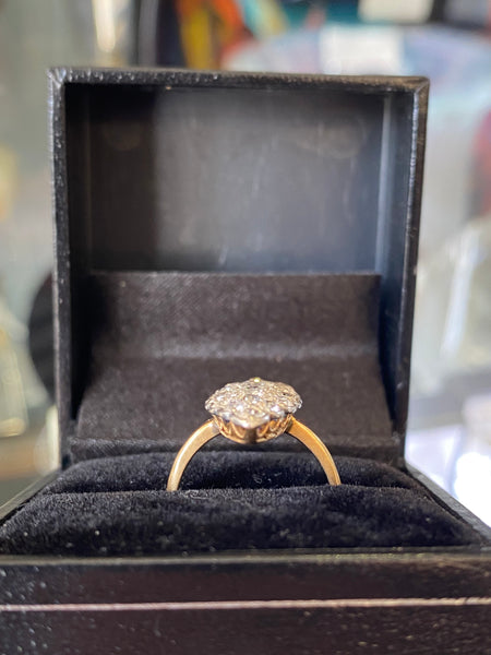 Antique 18ct Gold, Platinum & Diamond Ring