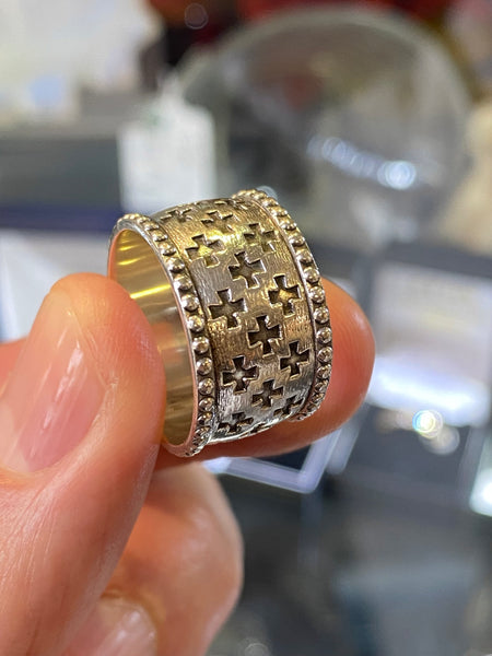 Vintage Kalevala Koru Finland Silver Ring 1975