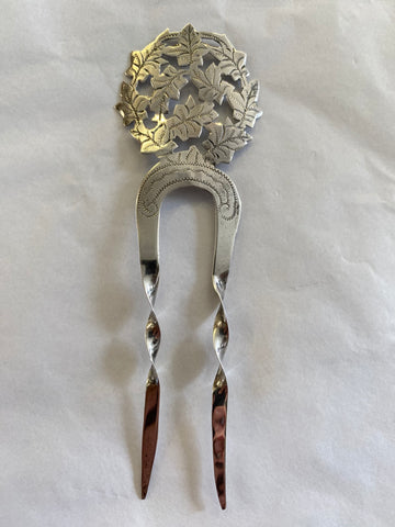 Antique Edwardian Sterling Silver Hair Comb Birmingham 1907
