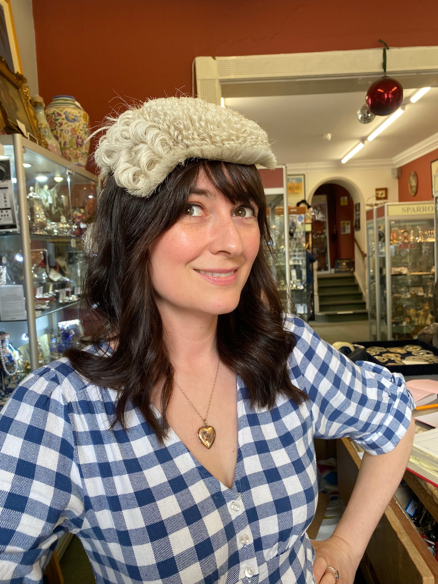 Antique Horse Hair Judges Wig