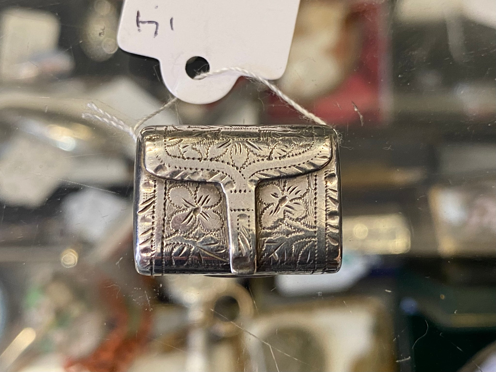 Antique Regency Sterling Silver Vinaigrette Birmingham 1834