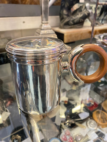 Antique William IV Sterling Silver Campaign Lidded Cup London 1837