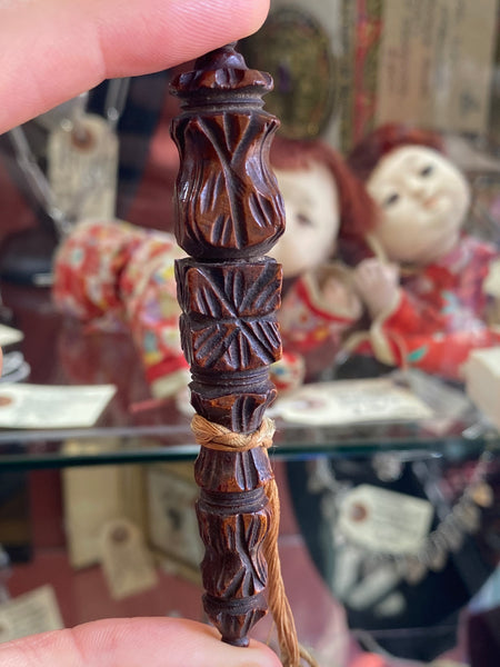 Antique Georgian Sycamore Bodkin Case Cumbrian Origin