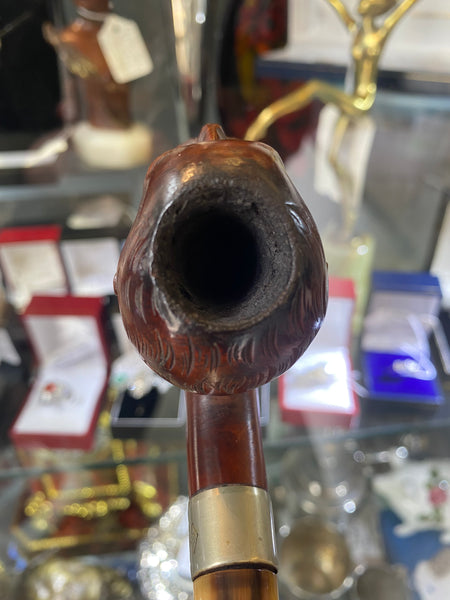 Antique Edward VII Carved Briar Pipe