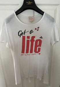 Vivienne Westwood, ‘Get a Life, Art Lovers Unite’ White logo T-Shirt