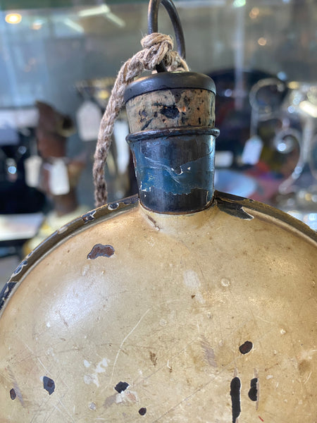 Antique American Civil War Interest Decorated Grand Army Of The Republic Canteen