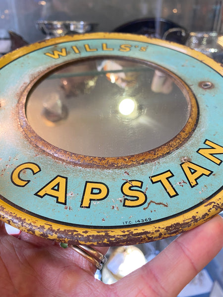 Rare Original Tin Plate Wills’s Capstan Mirror