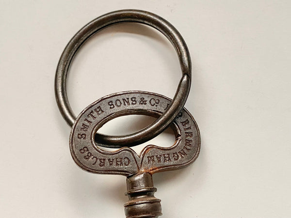 Antique Victorian Prison Cell Master Key ‘Charles Smith Sons & Co Birmingham’