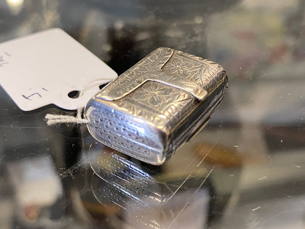 Antique Regency Sterling Silver Vinaigrette Birmingham 1834