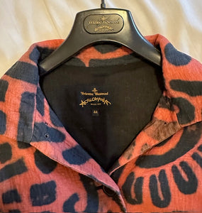 Vivienne Westwood ‘Anglomania’ 2014 Burnt Orange Print Jacket