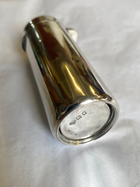 Sterling Silver Art Deco Campaign Or Travel Shaving Brush London 1928