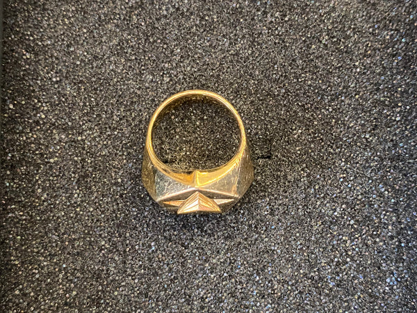 Boxed Yellow Gold On Silver Shaun Leane Arc Star Ring