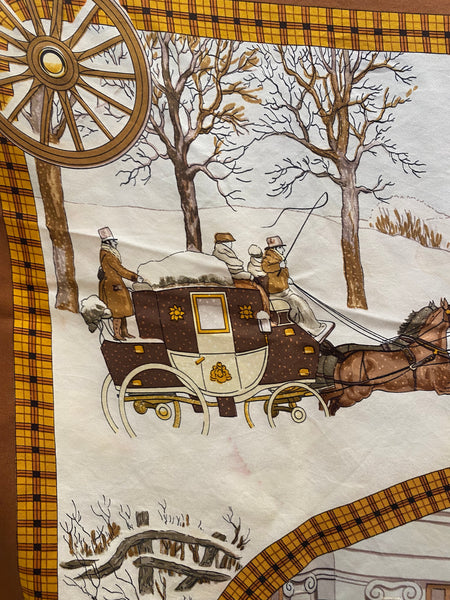 Hermes Silk Scarf With Box