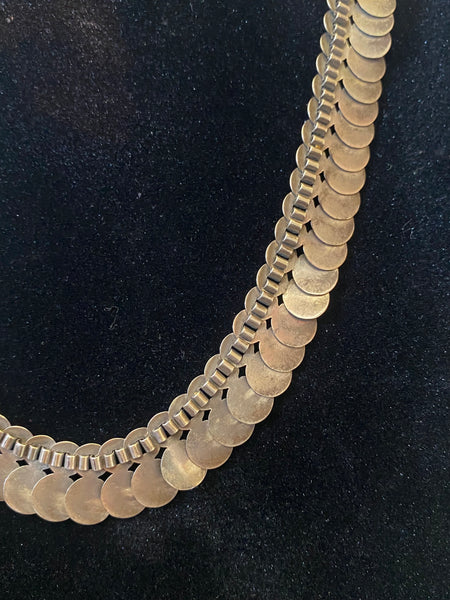 Antique Victorian Sterling Silver Book Chain