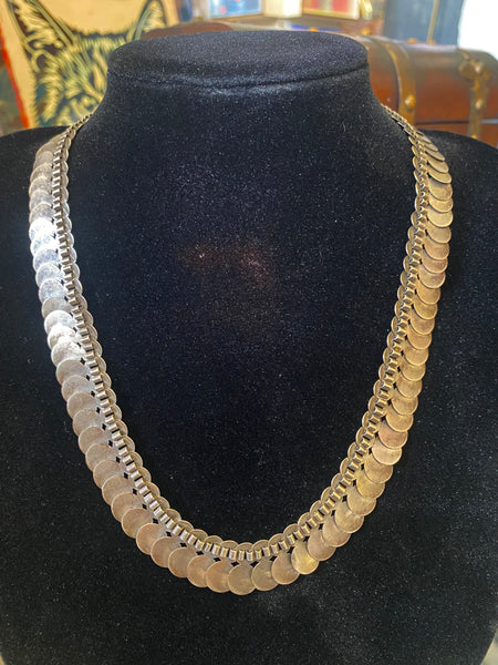 Antique Victorian Sterling Silver Book Chain