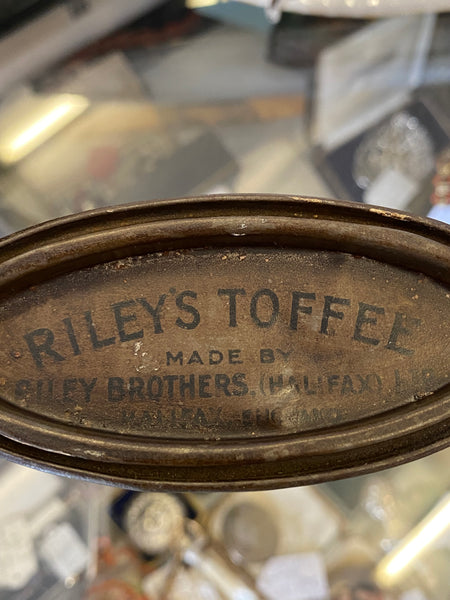 Very Rare Victorian Riley’s Creamy Toffee Tin - Halifax c.1890