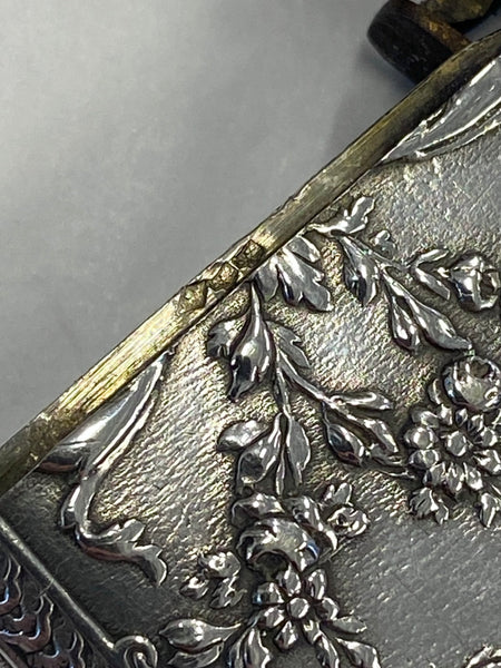 Antique French Neo-Classical Style Silver Vesta Charles Murat 1897-1910