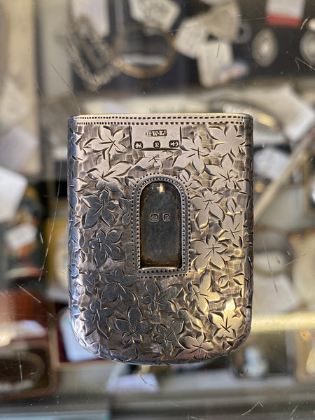 Rare Antique Sterling Silver Vesta Case