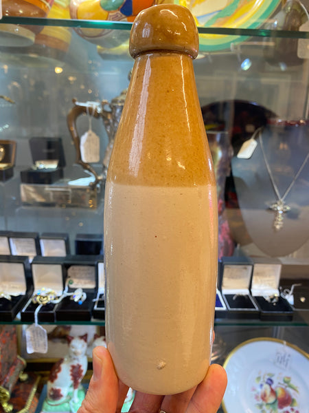 Very Rare Blue Print Stout Bottle – National Brewery – Darlington (T.D. Hinde)