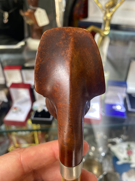 Antique Edward VII Carved Briar Pipe