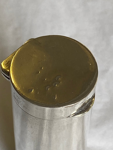 Sterling Silver Art Deco Campaign Or Travel Shaving Brush London 1928