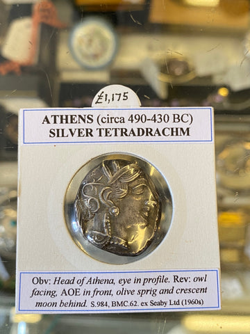 Athens Silver Tetradrachm c.490-430 BC