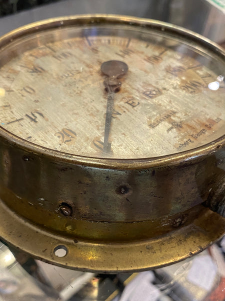 North Eastern Railway Brass Pressure Guage