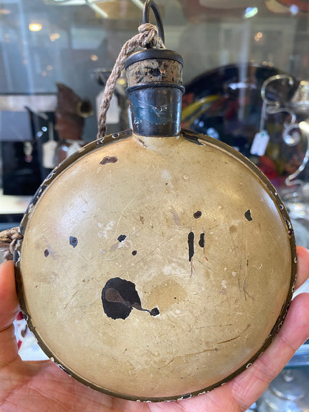 Antique American Civil War Interest Decorated Grand Army Of The Republic Canteen