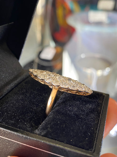 Antique 18ct Gold, Platinum & Diamond Ring