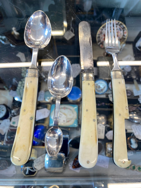 Antique 19th Century Campaign Set Belonging To George A Davis 1858