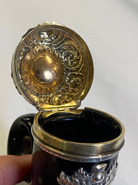 Antique Georgian Scottish Snuff Mull Engraved ‘Thomas & Ann Hewson To Robert Gee 1826’
