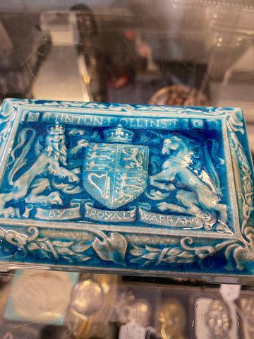 Rare Antique Minton Advertising Tile c.1902