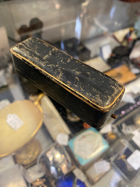 Antique Scarab Beetle Stickpin With Box