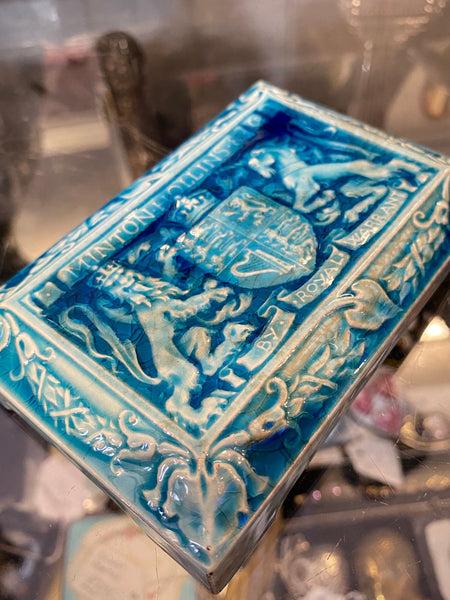 Rare Antique Minton Advertising Tile c.1902