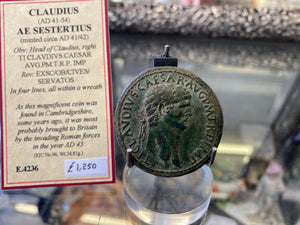 Claudius AE Sestertius AD 41-54