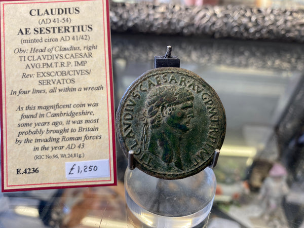 Claudius AE Sestertius AD 41-54