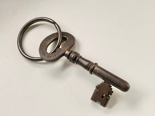 Antique Victorian Prison Cell Master Key ‘Charles Smith Sons & Co Birmingham’