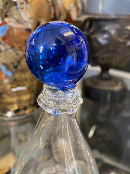 Antique Georgian Glass Bird Feeder c.1790