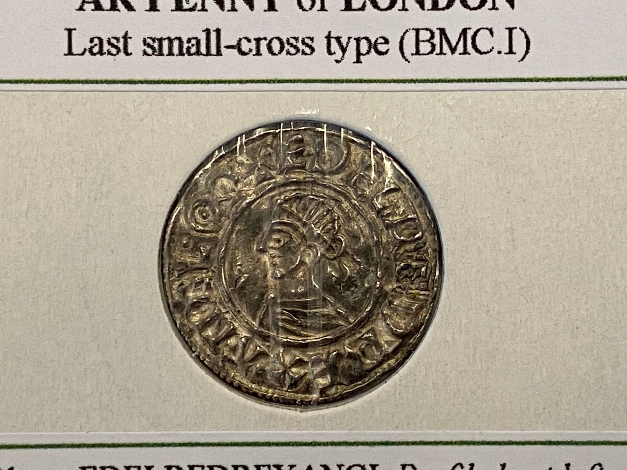 Aethelred II (978-1016) AR Penny of London